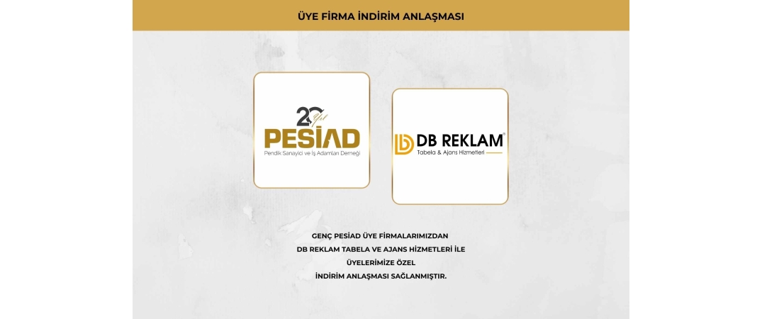 DB REKLAM TABELA VE AJANS HİZMETLERİ İLE ÜYELERİMİZE ÖZEL İŞ BİRLİĞİ ANLAŞMA