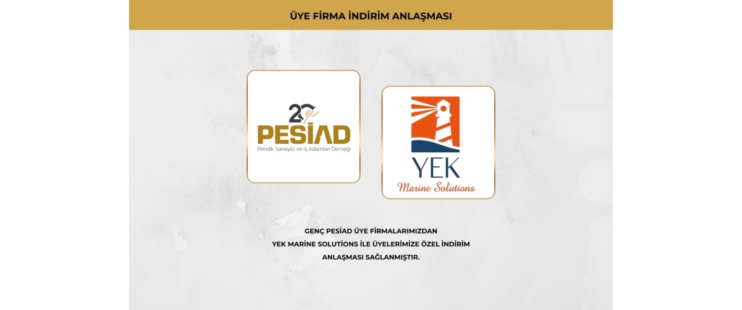 YEK MARİNE SOLUTİONS İLE ÜYELERİMİZE ÖZEL İŞ BİRLİĞİ ANLAŞMASI