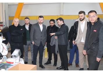  Dekor Rulo firma sahibi Sn. Ahmet ÇINAR'ı ziyaret ederek firmasını yerinde inceledik.