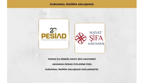 PENDİK ŞİFA HASTANESİ İLE ÜYELERİMİZE ÖZEL KURUMSAL İNDİRİM ANLAŞMASI