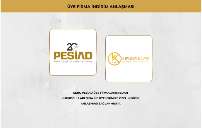 KURUOĞULLARI GIDA İLE ÜYELERİMİZE ÖZEL İŞ BİRLİĞİ ANLAŞMASI SAĞLANMIŞTIR.