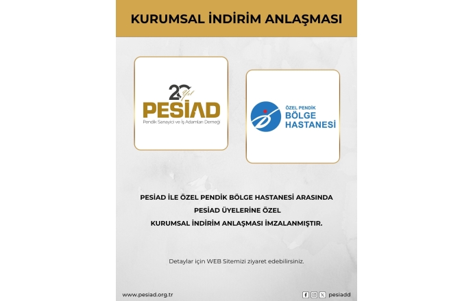 ÖZEL PENDİK BÖLGE HASTANESİ İLE ÜYELERİMİZE ÖZEL KURUMSAL İNDİRİM ANLAŞMASI