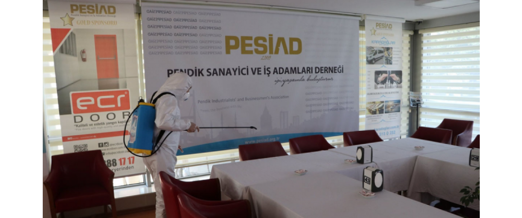 Dernek Binamızı Dezenfekte Ettik