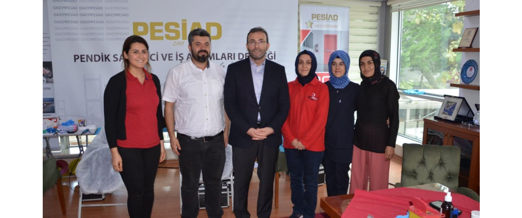 Kızılay Ekiplerinin Kan Bağış Kampanyasına Destek Olduk