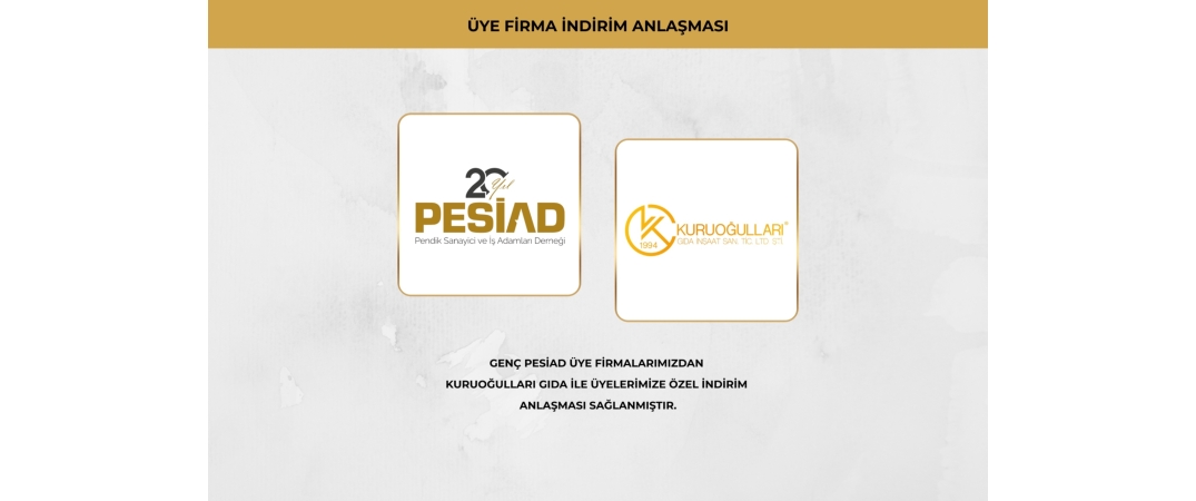 KURUOĞULLARI GIDA İLE ÜYELERİMİZE ÖZEL İŞ BİRLİĞİ ANLAŞMASI