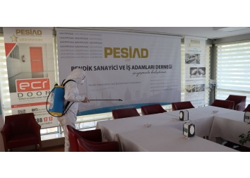 Dernek Binamızı Dezenfekte Ettik