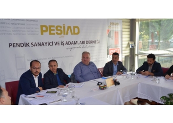 Haftalık Olağan Yönetim Kurulu Toplantımızı PESİAD Yönetim Kurulu İle Ortak Yaptık