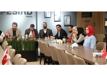 Ak Parti Pendik İlçe Gençlik Kolları Yönetimi, Genç PESİAD Yönetim Kurulumuzu ziyaret ettiler
