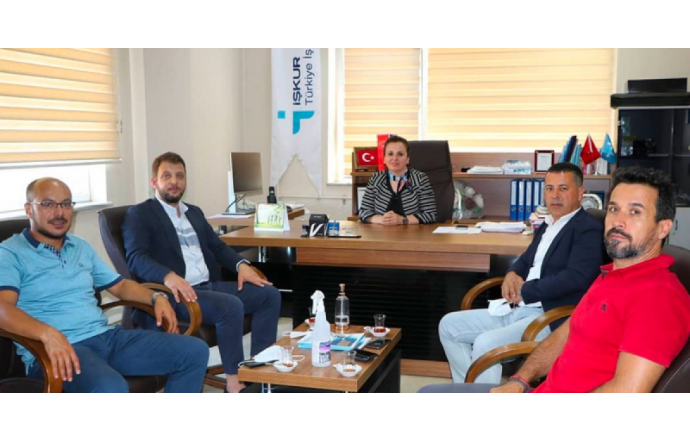 Pendik İşkur Müdürü Serap Dilaver e İade-i Ziyarette Bulunduk
