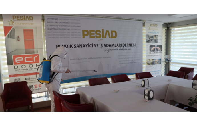 Dernek Binamızı Dezenfekte Ettik