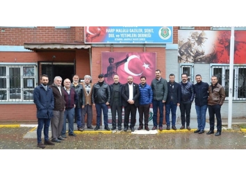 Gaziler, Şehit Dul ve Yetimler Derneği Ziyareti