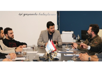 Genç PESiAD Yönetim Kurulu Başkanımız Sn. Cüneyt BATTAL öncülüğünde, haftalık Yönetim Kurulu toplantımız