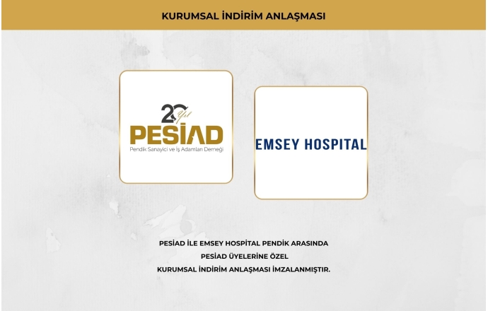 EMSEY HOSPITAL SAĞLIK HİZMETLERİ İLE ÜYELERİMİZE ÖZEL KURUMSAL İNDİRİM ANLAŞMASI