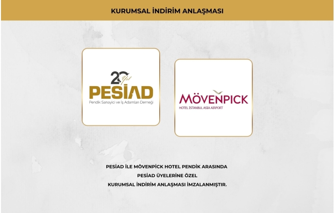 MÖVENPİCK HOTEL İSTANBUL ASİA AİRPORT İLE ÜYELERİMİZE ÖZEL KURUMSAL İNDİRİM ANLAŞMASI